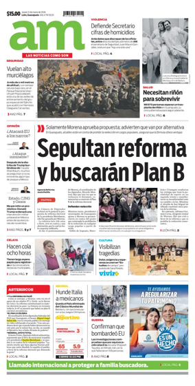 Cover of Periodico AM (Leon)