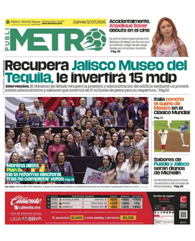Cover of Publimetro Guadalajara