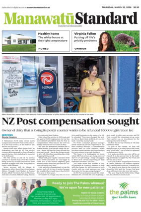 Cover of Manawatu Standard