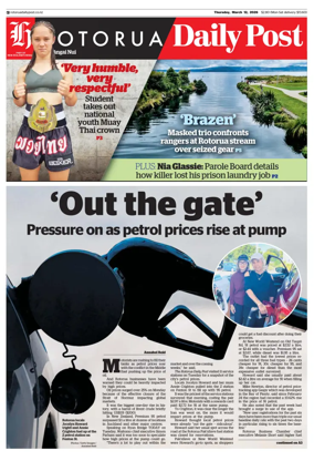 Cover of Rotorua Daily Post