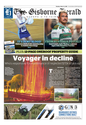 Cover of The Gisborne Herald