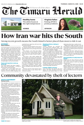 Cover of The Timaru Herald
