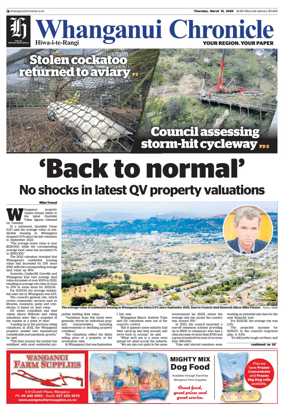 Cover of Whanganui Chronicle