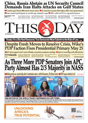 Cover of THISDAY
