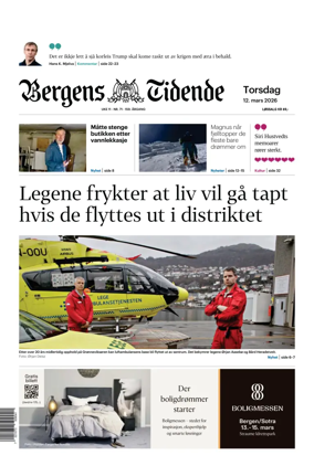Cover of Bergens Tidende