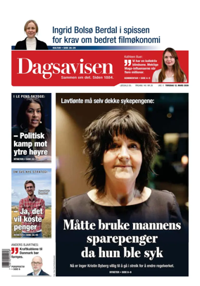 Cover of Dagsavisen