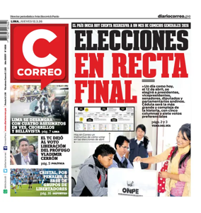 Cover of Diario Correo