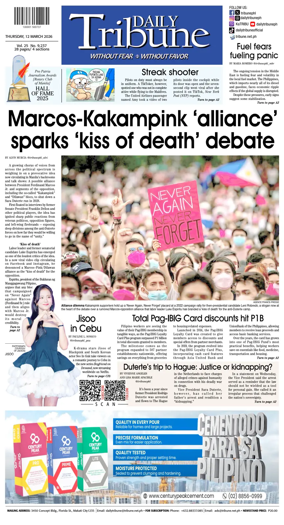 Cover of Daily Tribune (Philippines)