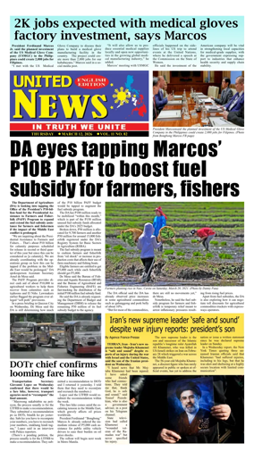 Cover of United News - English Edition