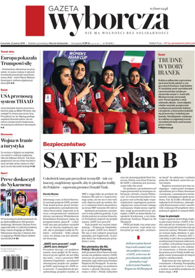 Cover of Gazeta Wyborcza
