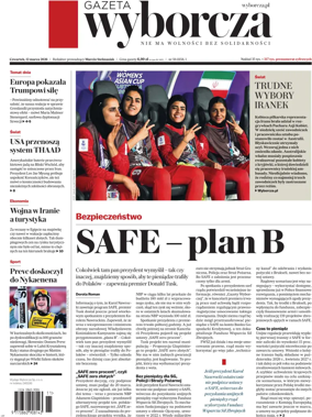 Cover of Gazeta Wyborcza Stoleczna