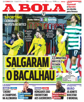 Cover of A BOLA (Portuguese)