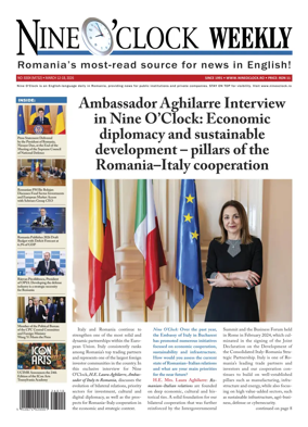 Cover of Nine o clock Weekly (Romania)