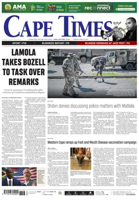 Cover of Cape Times