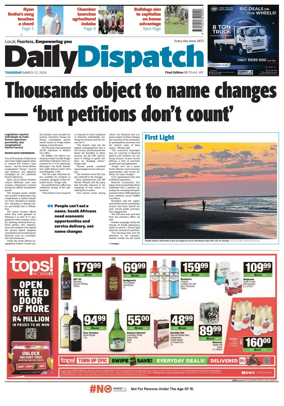 Cover of Daily Dispatch