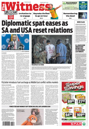 Cover of The Witness (South Africa)