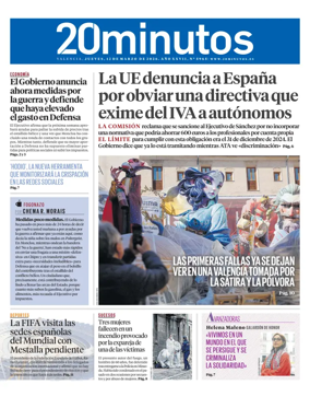 Cover of 20 Minutos Valencia