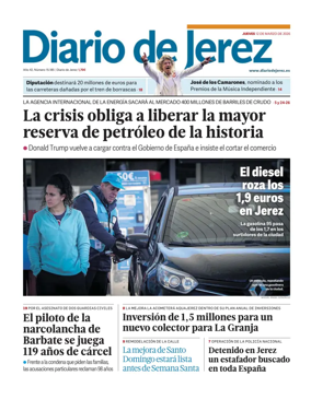 Cover of Diario de Jerez