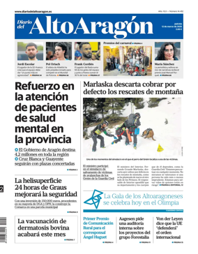 Cover of Diario del Alto Aragon