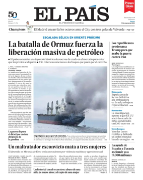 Cover of EL PAIS primera edicion