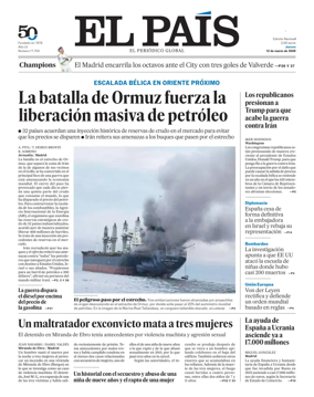 Cover of EL PAIS Valencia