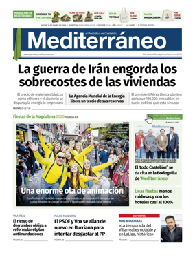 Cover of El Periodico Mediterraneo