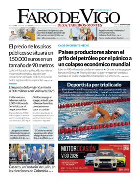 Cover of Faro de Vigo (Deza/Tabeiros-Montes)