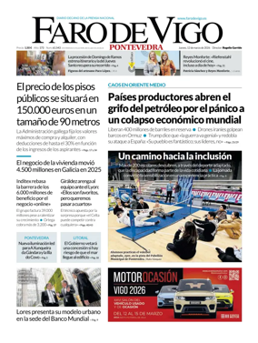 Cover of Faro de Vigo (Pontevedra)