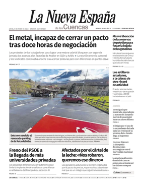 Cover of La Nueva Espana (Cuencas)