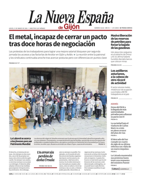Cover of La Nueva Espana (Gijon)