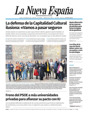 Cover of La Nueva Espana (Oviedo)