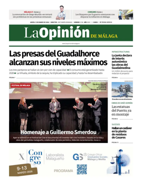 Cover of La Opinion de Malaga