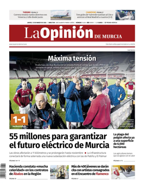 Cover of La Opinion de Murcia
