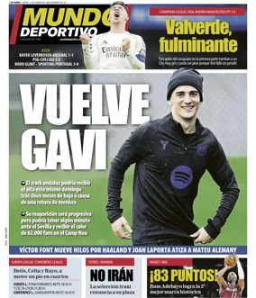 Cover of Mundo Deportivo (At. Madrid)
