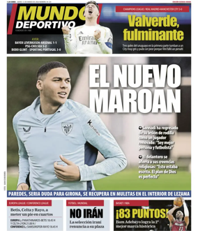 Cover of Mundo Deportivo (Bizkaia-Araba)