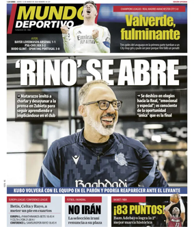 Cover of Mundo Deportivo (Gipuzkoa)