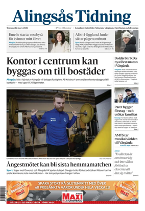 Cover of Alingsas Tidning