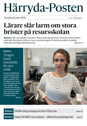 Cover of Harryda-Posten