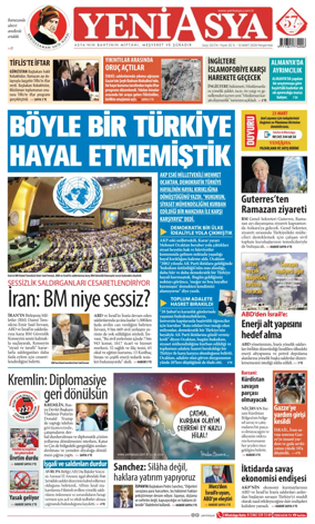 Cover of Yeni Asya