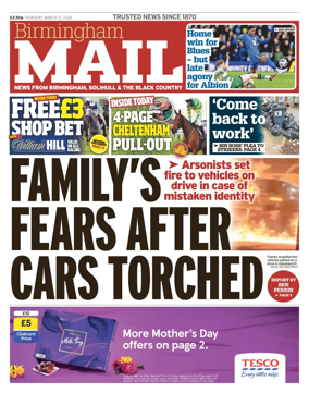 Cover of Birmingham Mail