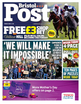 Cover of Bristol Post
