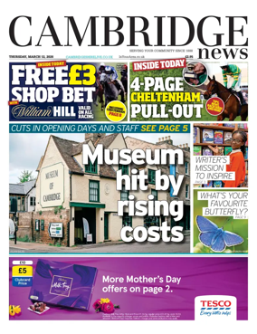 Cover of Cambridge News