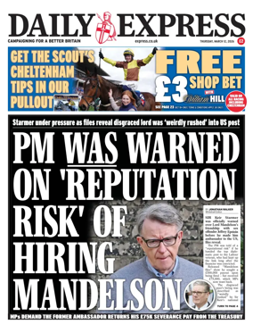 Cover of Daily Express