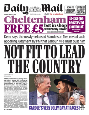 Cover of Daily Mail
