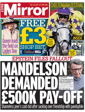 Cover of Daily Mirror