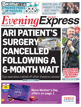 Cover of Evening Express