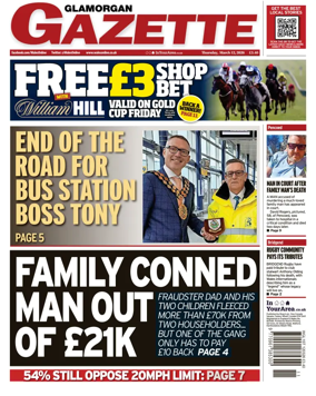 Cover of Glamorgan Gazette