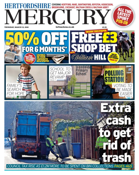 Cover of Hertfordshire Mercury