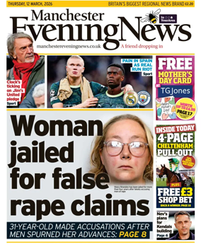 Cover of Manchester Evening News
