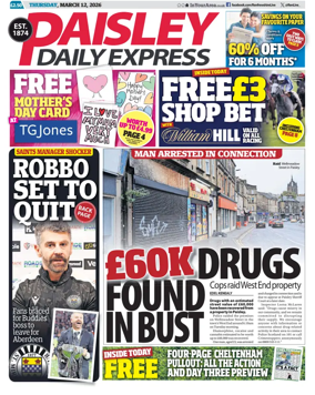 Cover of Paisley Daily Express
